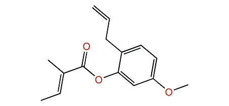 2-Allyl-5-methoxyphenyl (E)-2-methyl-2-butenoate